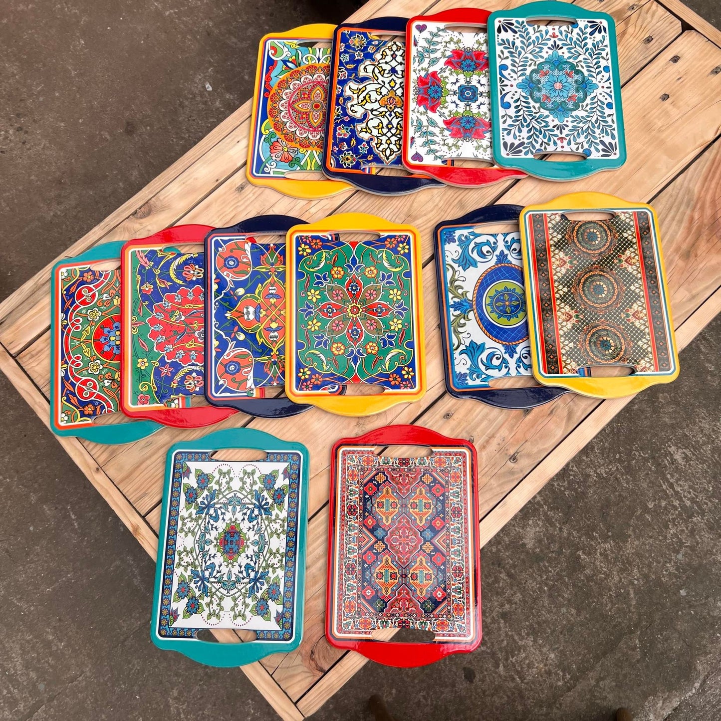 Trivet Morrocan Rectangular Cheeseboard 11x7 inch
