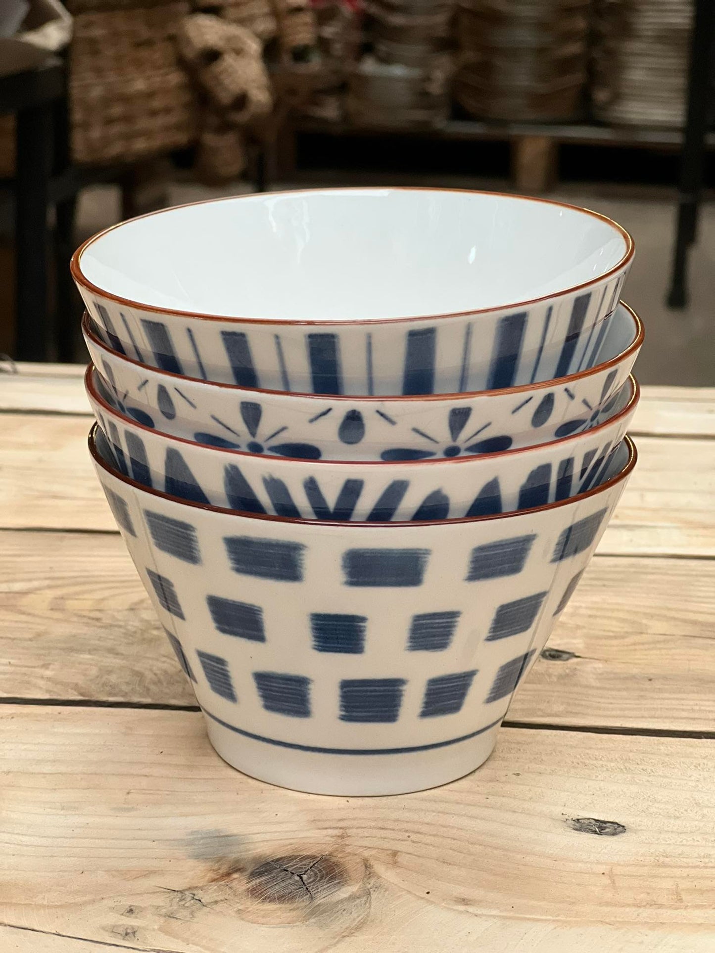 Blue Ceramic Bowl 5x3 inch