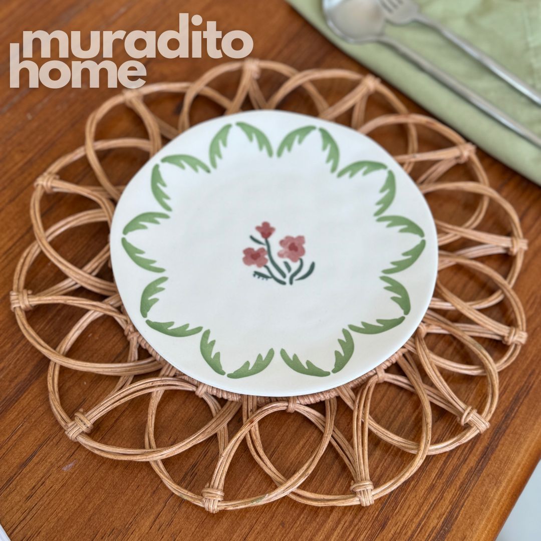MURADITOHOME Local Rattan Placemats 13.5 inches Native