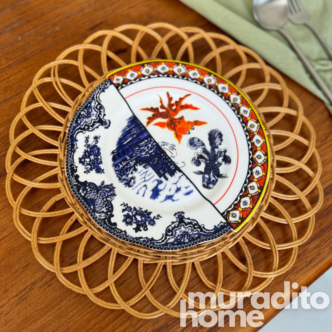 MURADITOHOME Local Rattan Placemats 13 inches Native