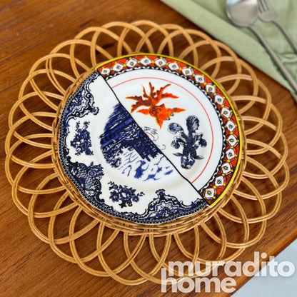 MURADITOHOME Local Rattan Placemats 13 inches Native