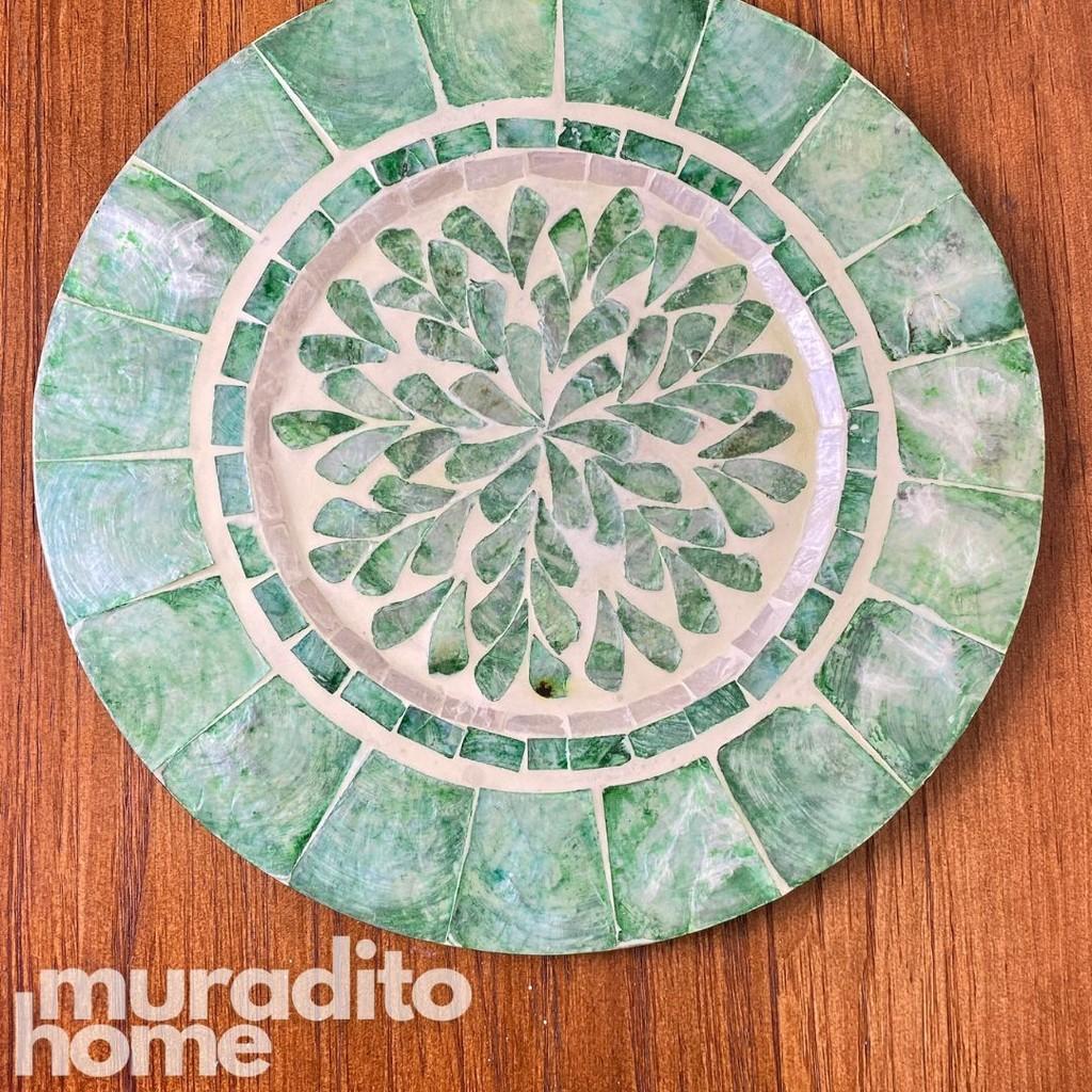 MURADITOHOME Tadhana Mother of Pearl Placemat 13"