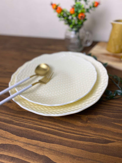 MURADITOHOME Julieta Serving Dish 11.5x2 inch and 9.5x2 inch