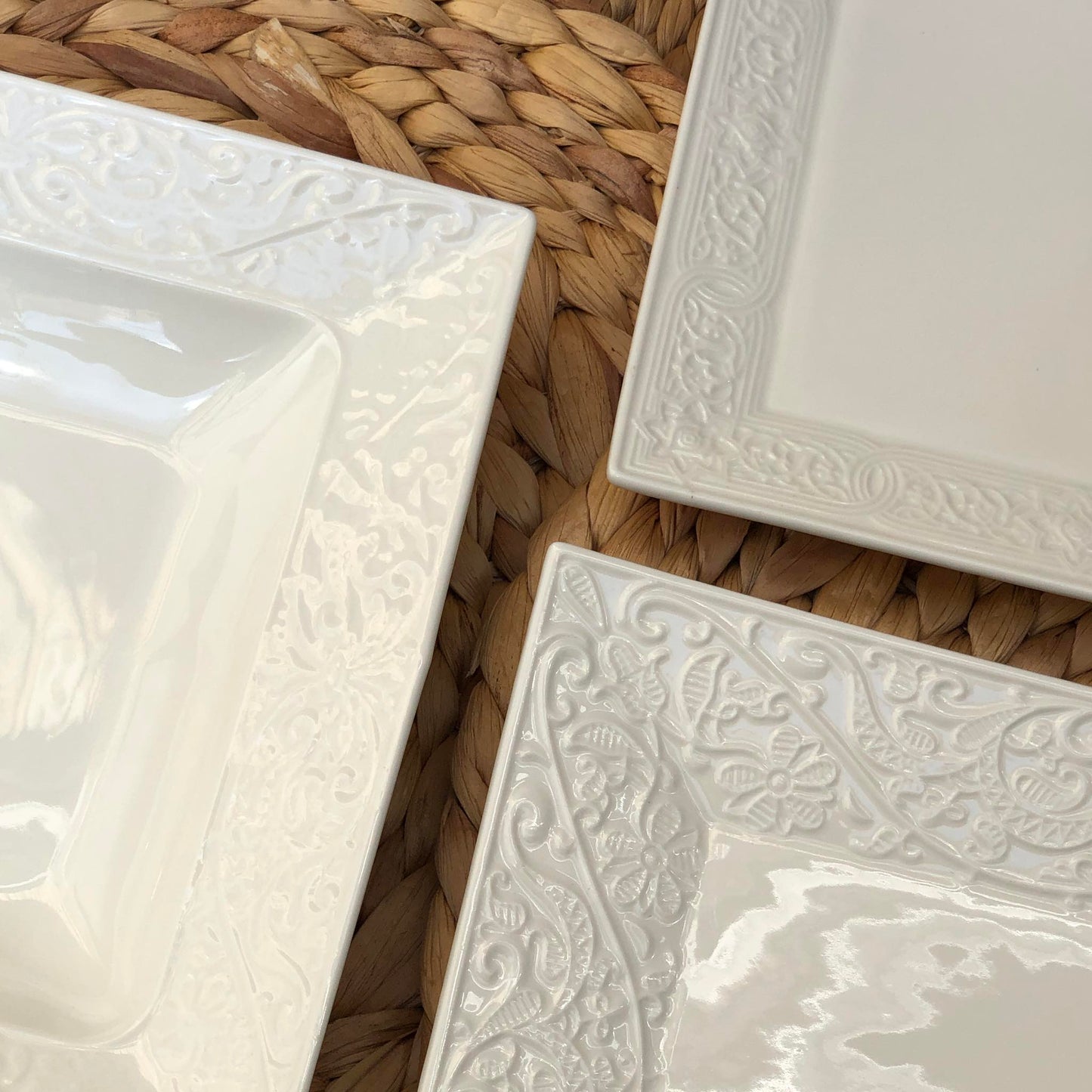 Olivier Square Plate Ceramic Collection