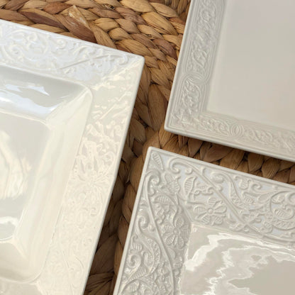 Olivier Square Plate Ceramic Collection