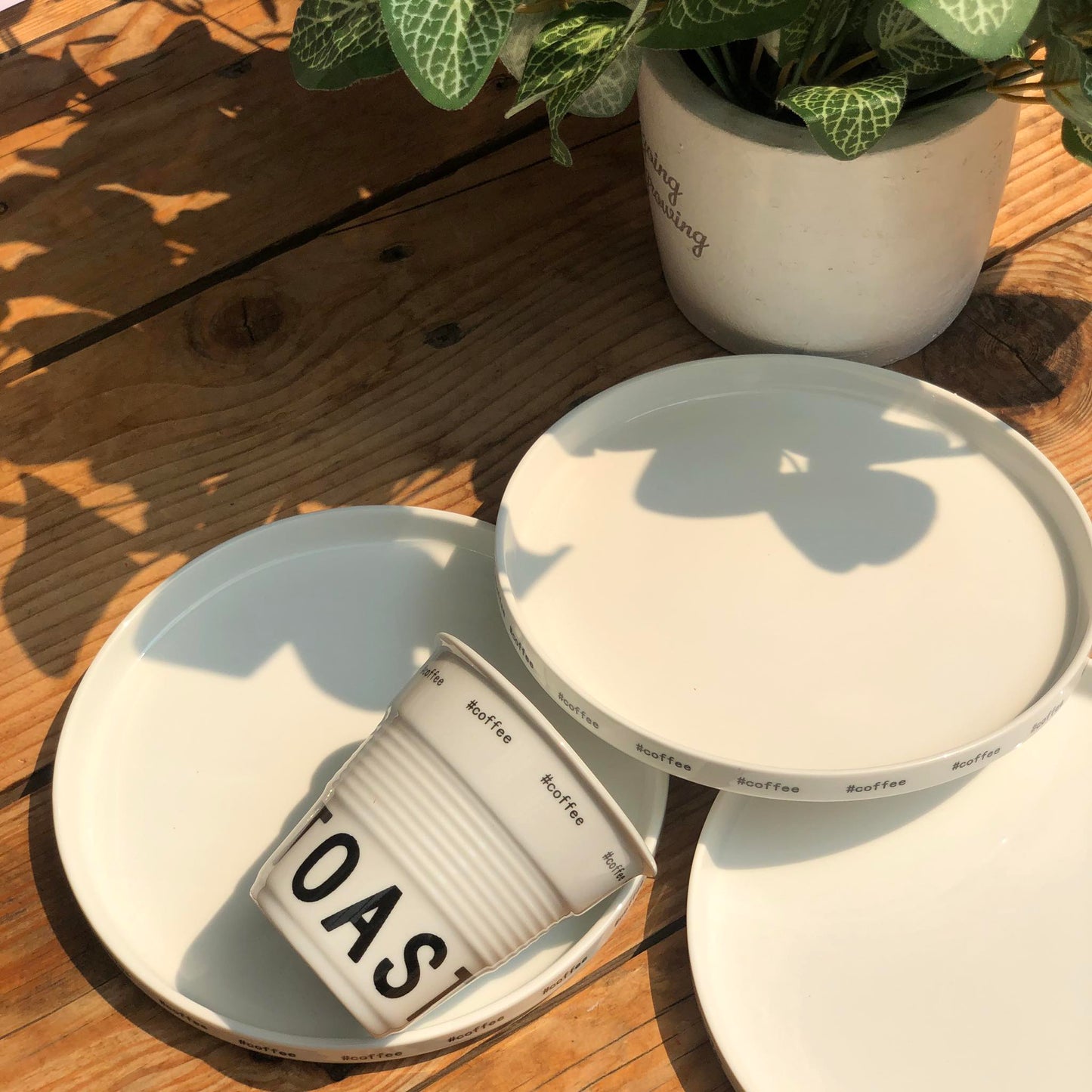 Toast Ceramic Cup Toast Ceramic Plate Collection