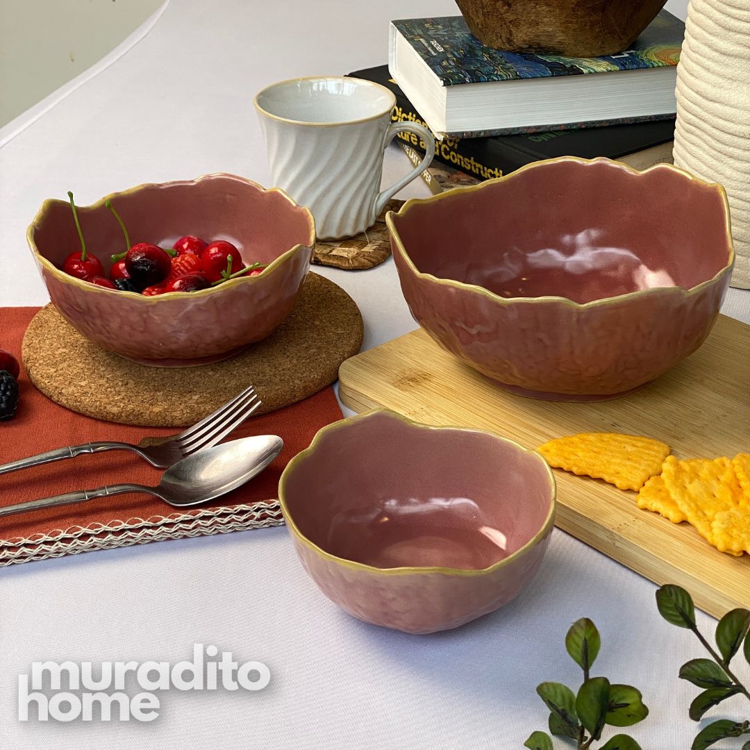 MURADITOHOME Klina Porcelain Bowl Collection