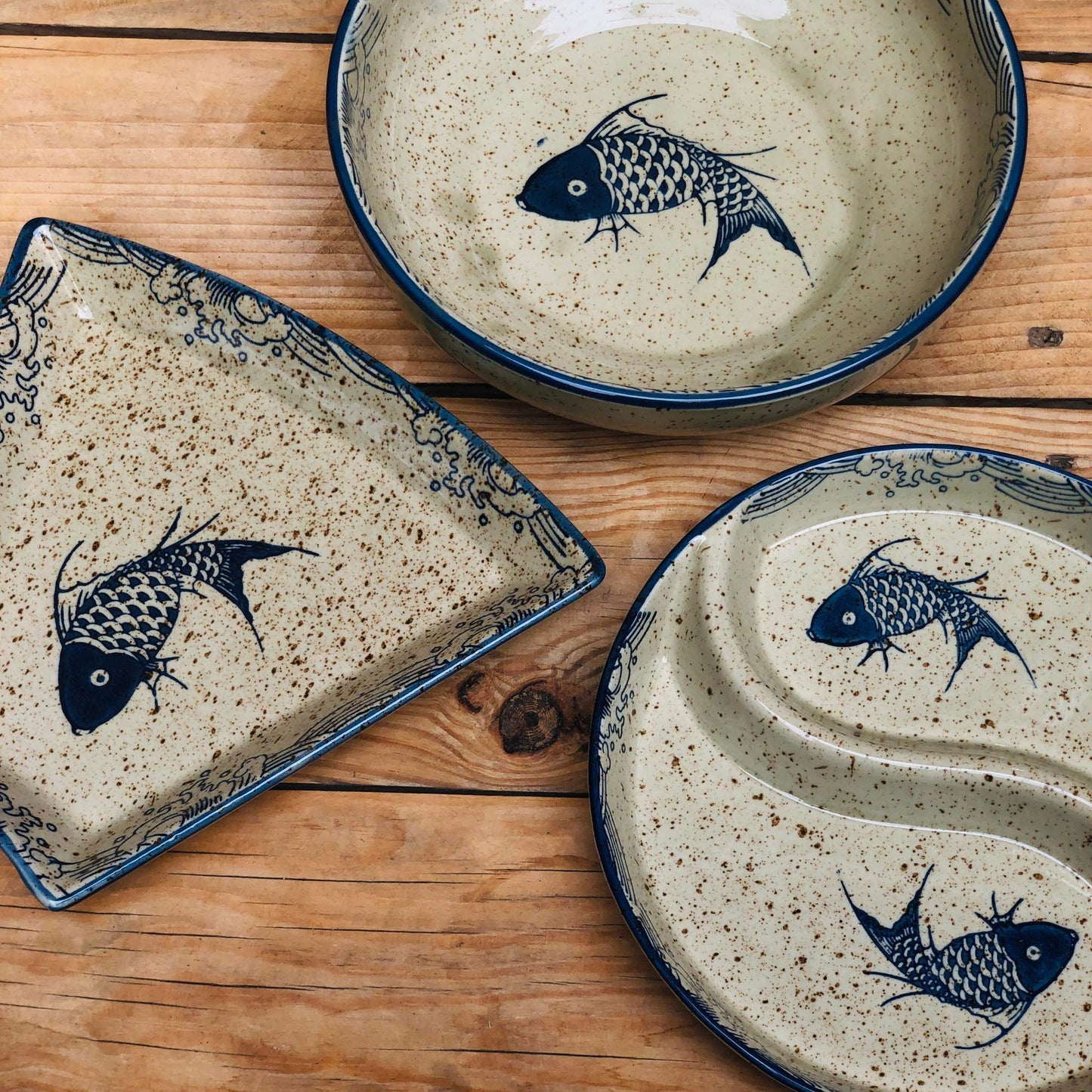 Hiroshi Japanese Ceramic Plate Collection