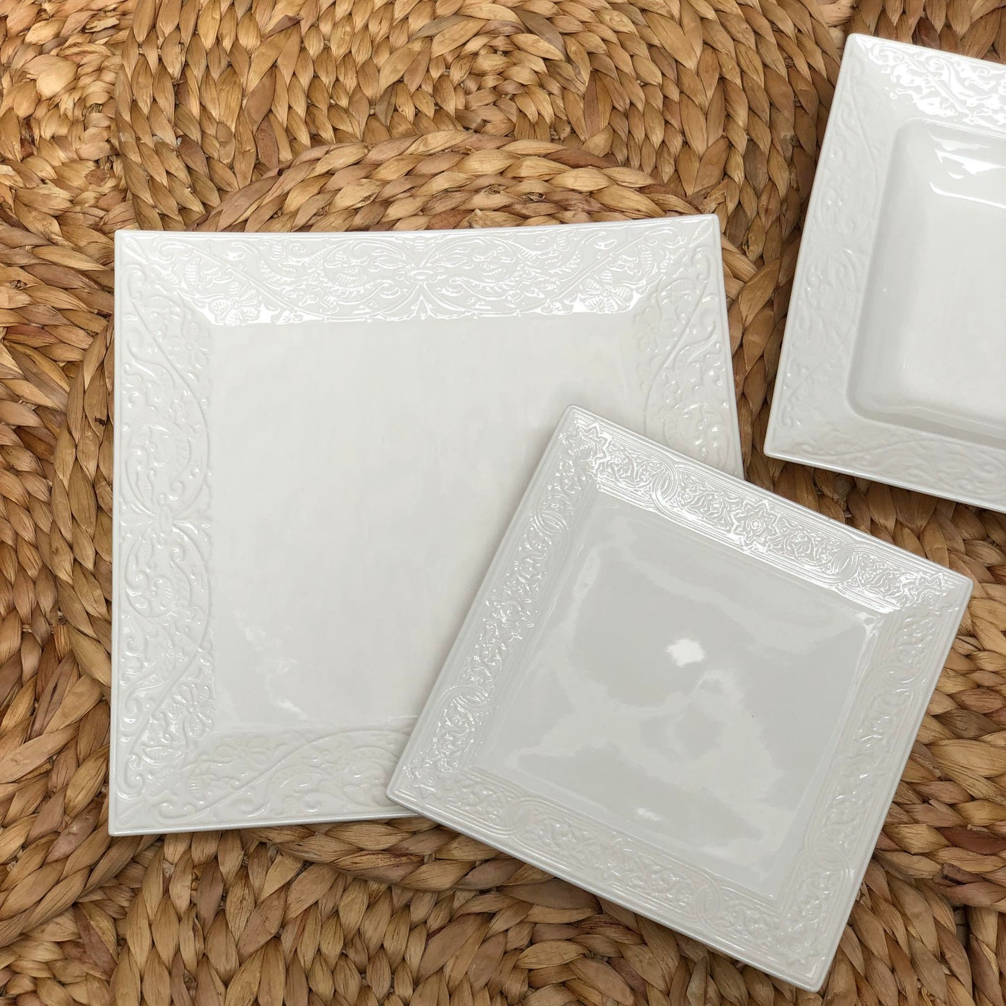 Olivier Square Plate Ceramic Collection