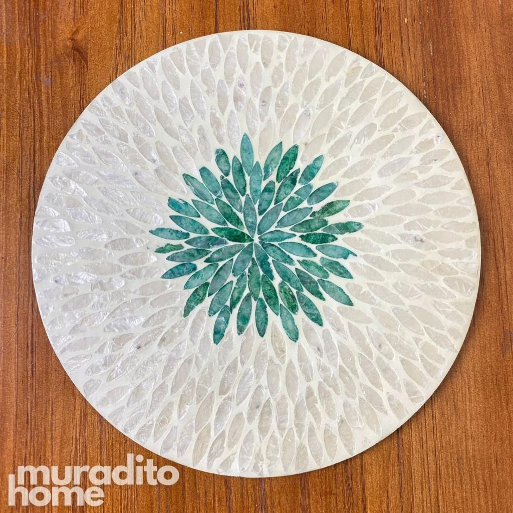 MURADITOHOME Tala Mother Of Pearl Placemat 13"