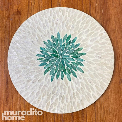 MURADITOHOME Tala Mother Of Pearl Placemat 13"