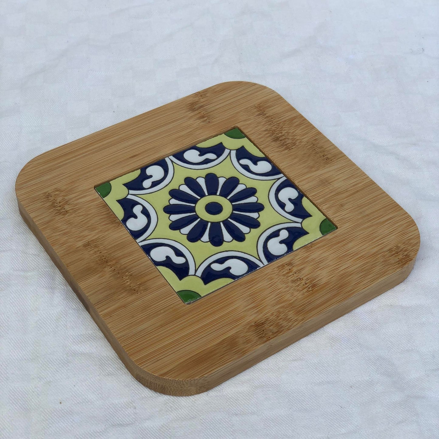 Moroccan Cheese Board Square 7 x 7 inch
