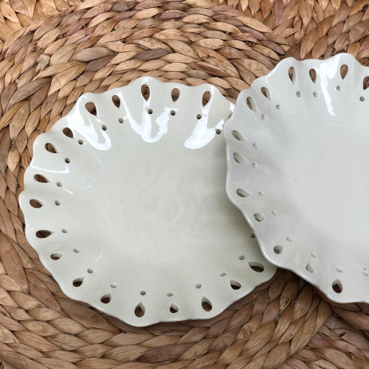 Ines Ceramic Salad Plate 7.5 inch