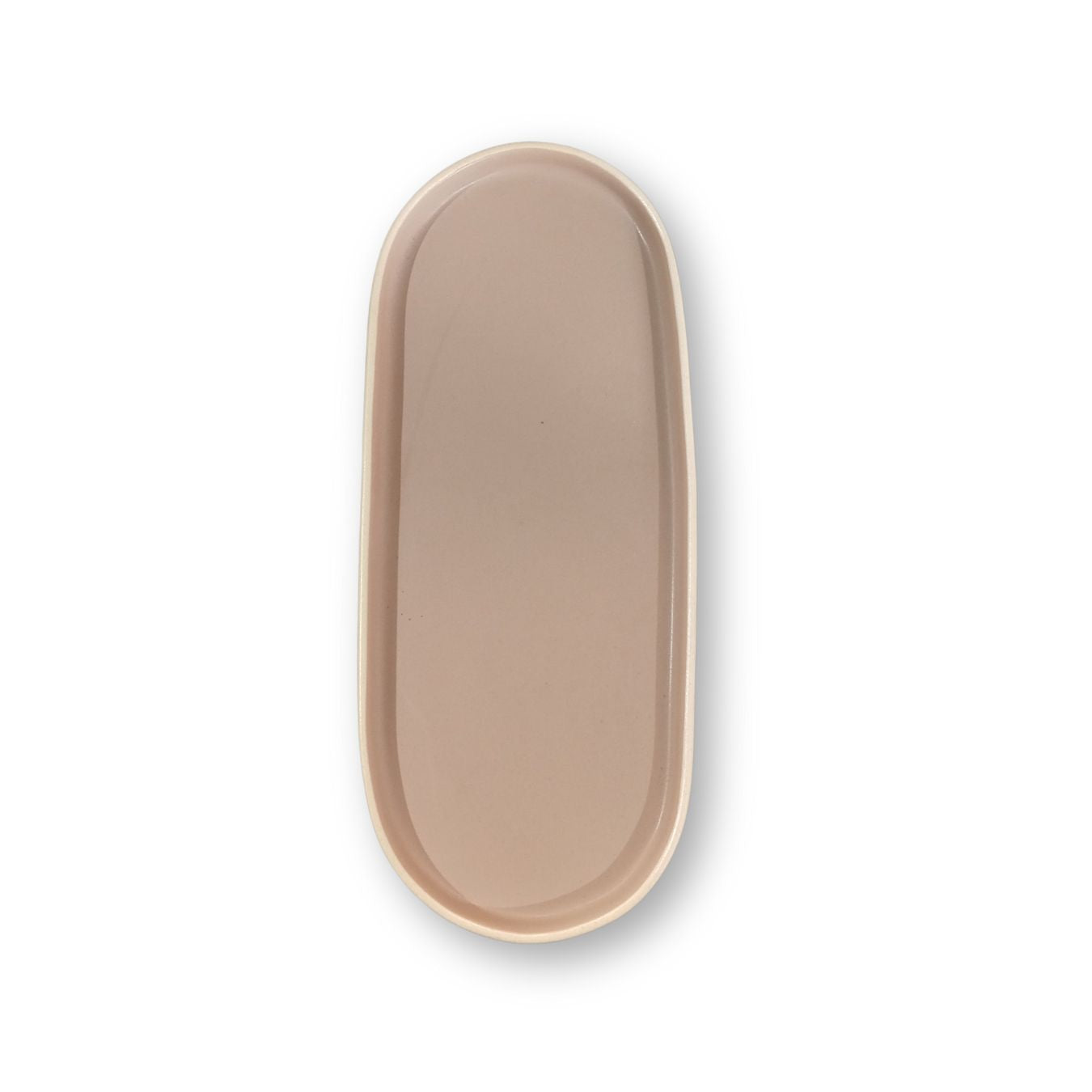 Ceramic 3 slots Dish Plate 12.75x4.5 inch and Dipping Sauce Tray 11x4.75 inch