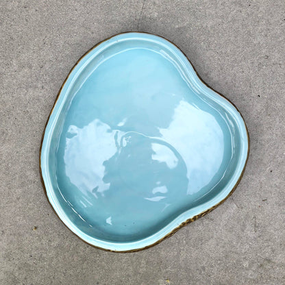 MURADITOHOME Buji Serving Plate 8.5x8x1.5 inch