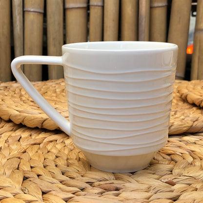 Max Plain White Ceramic Dinnerware Collection