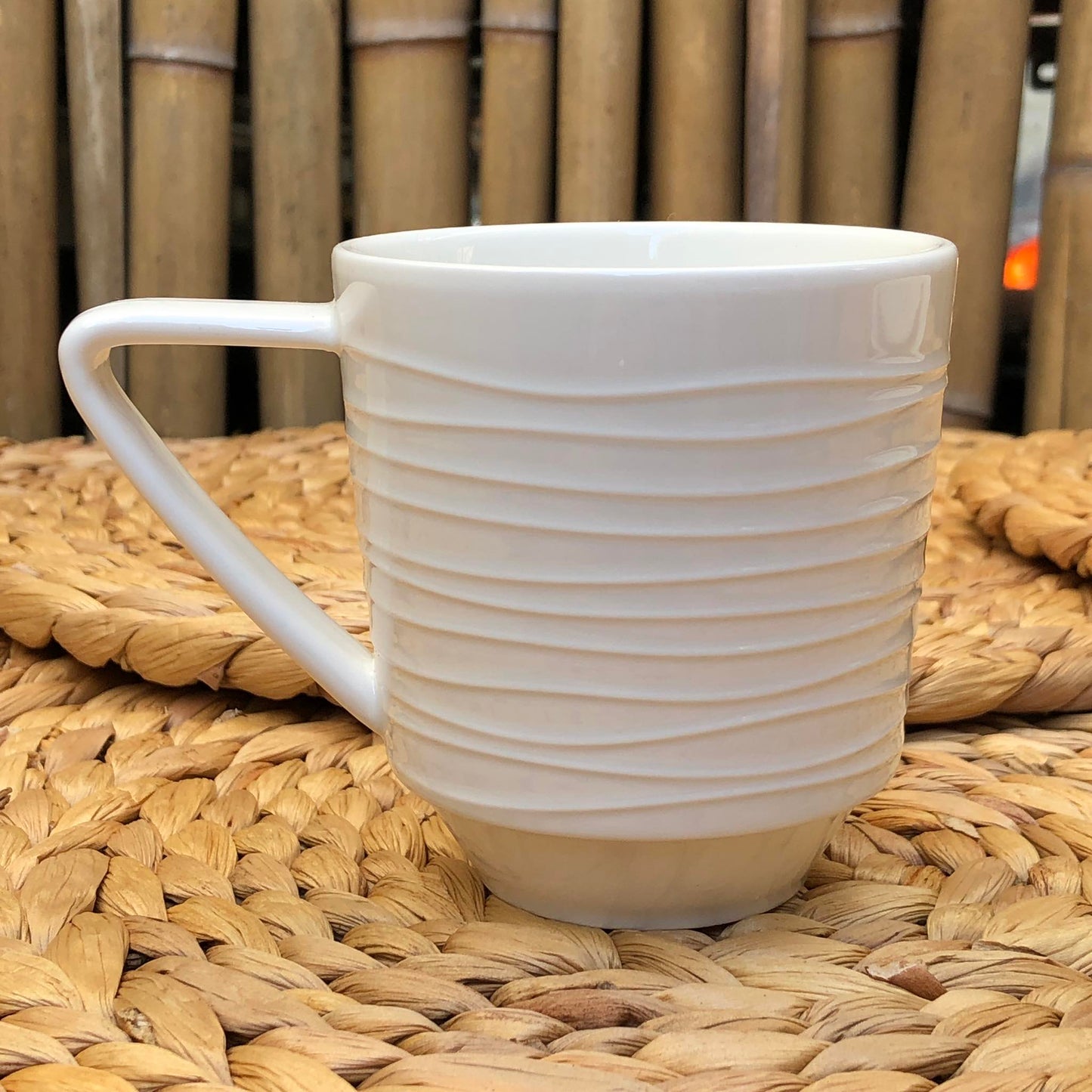 Max Plain White Ceramic Dinnerware Collection