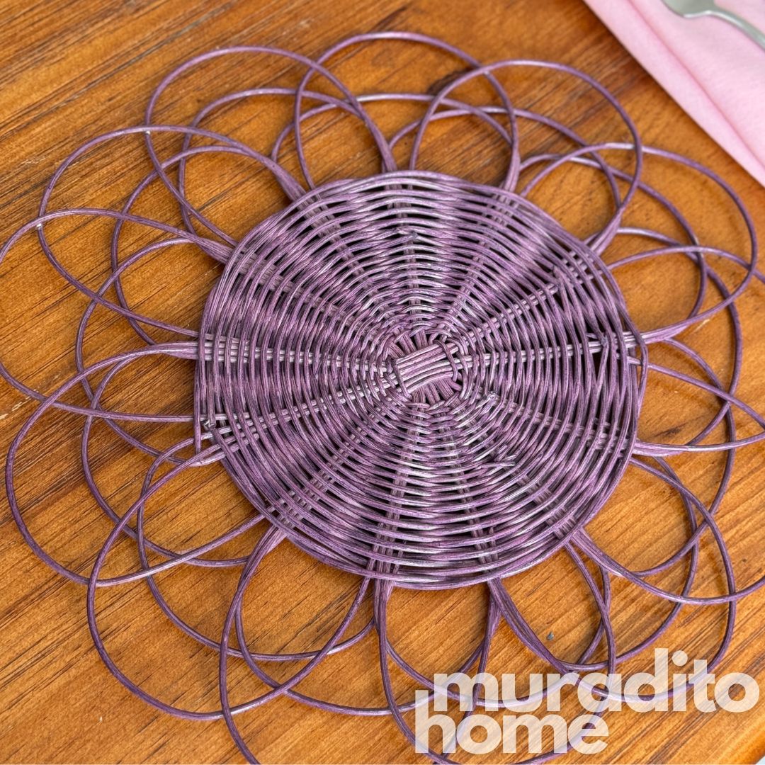 MURADITOHOME Local Rattan Placemats 13 inches Native Batch 3