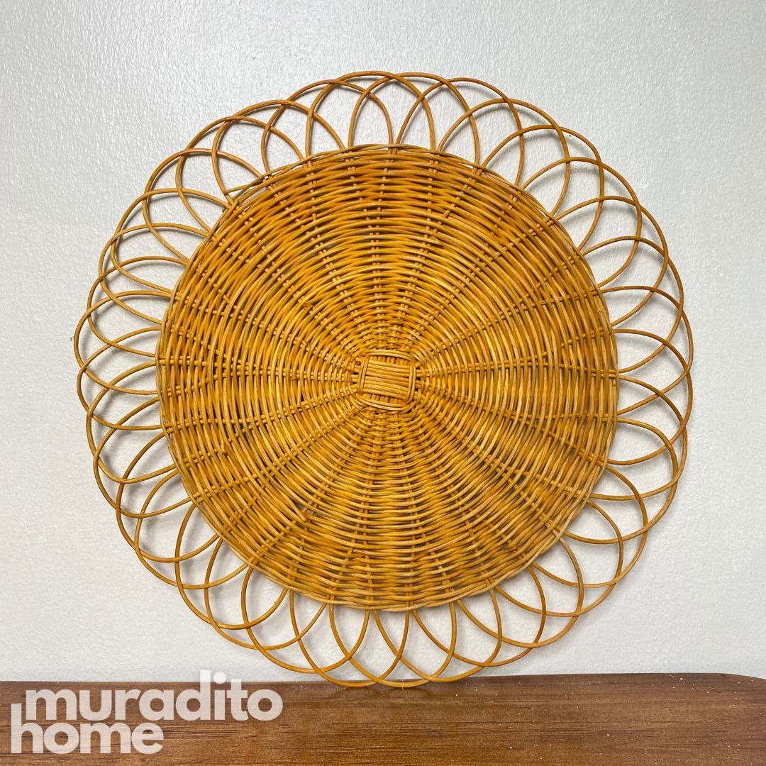 MURADITOHOME Benigno Rattan Placemat 13"