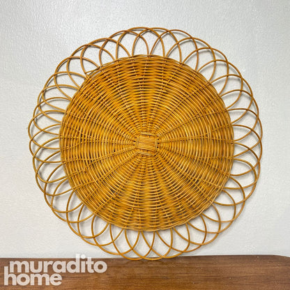 MURADITOHOME Benigno Rattan Placemat 13"
