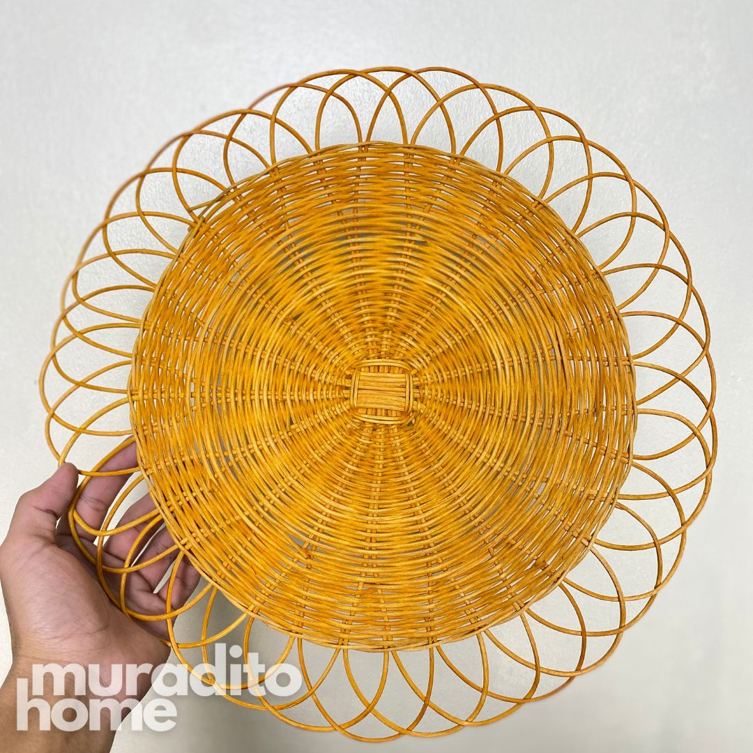 MURADITOHOME Benigno Rattan Placemat 13"