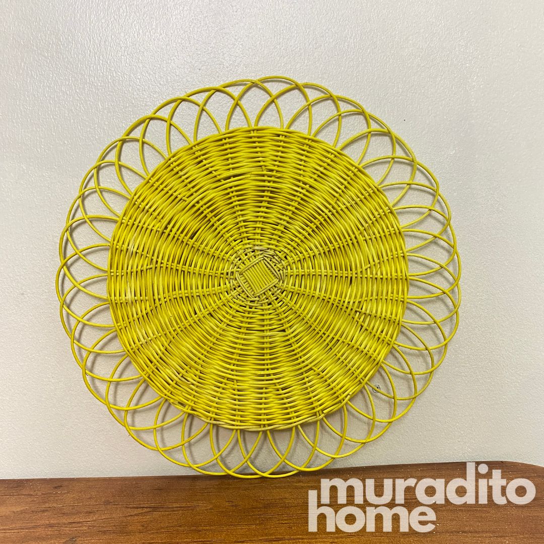 MURADITOHOME Luzviminda Rattan Placemat 13"