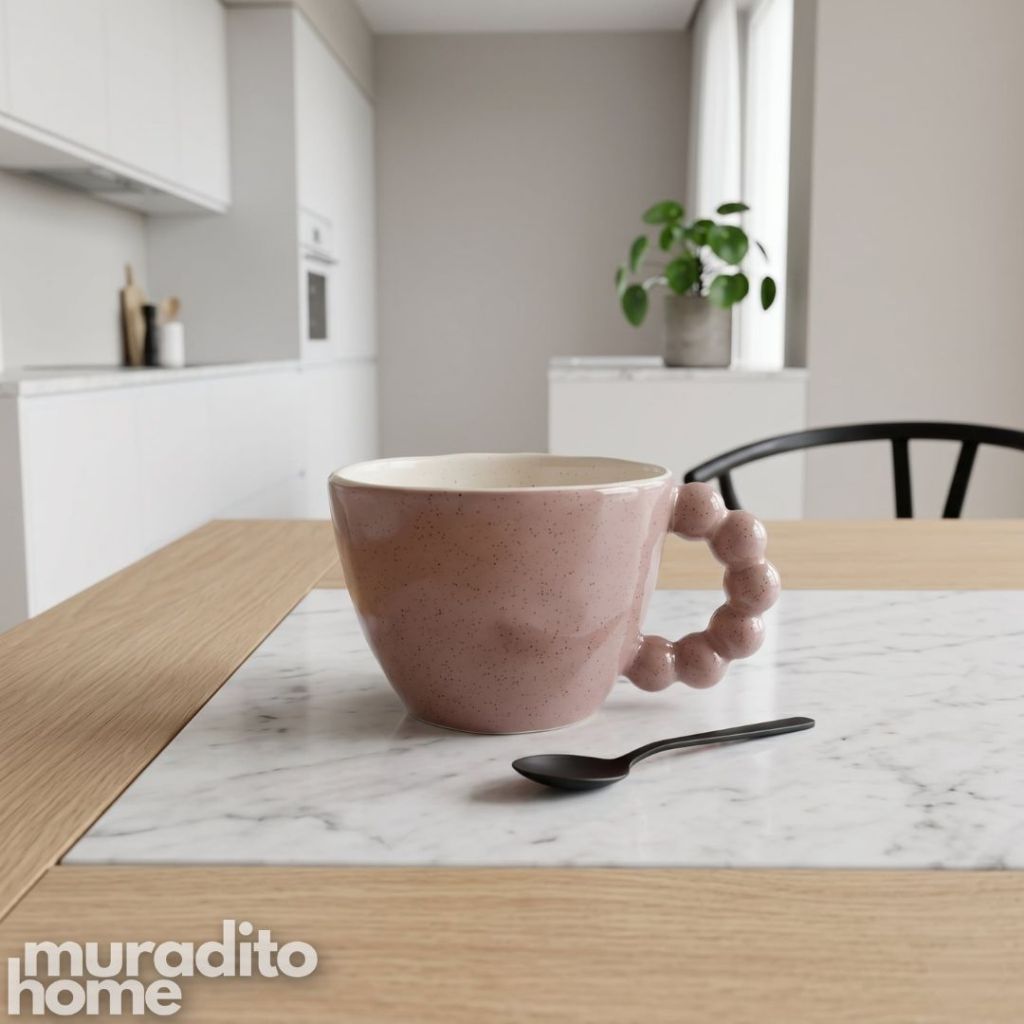 Muraditohome Isoline Ceramic Mug 240 ml