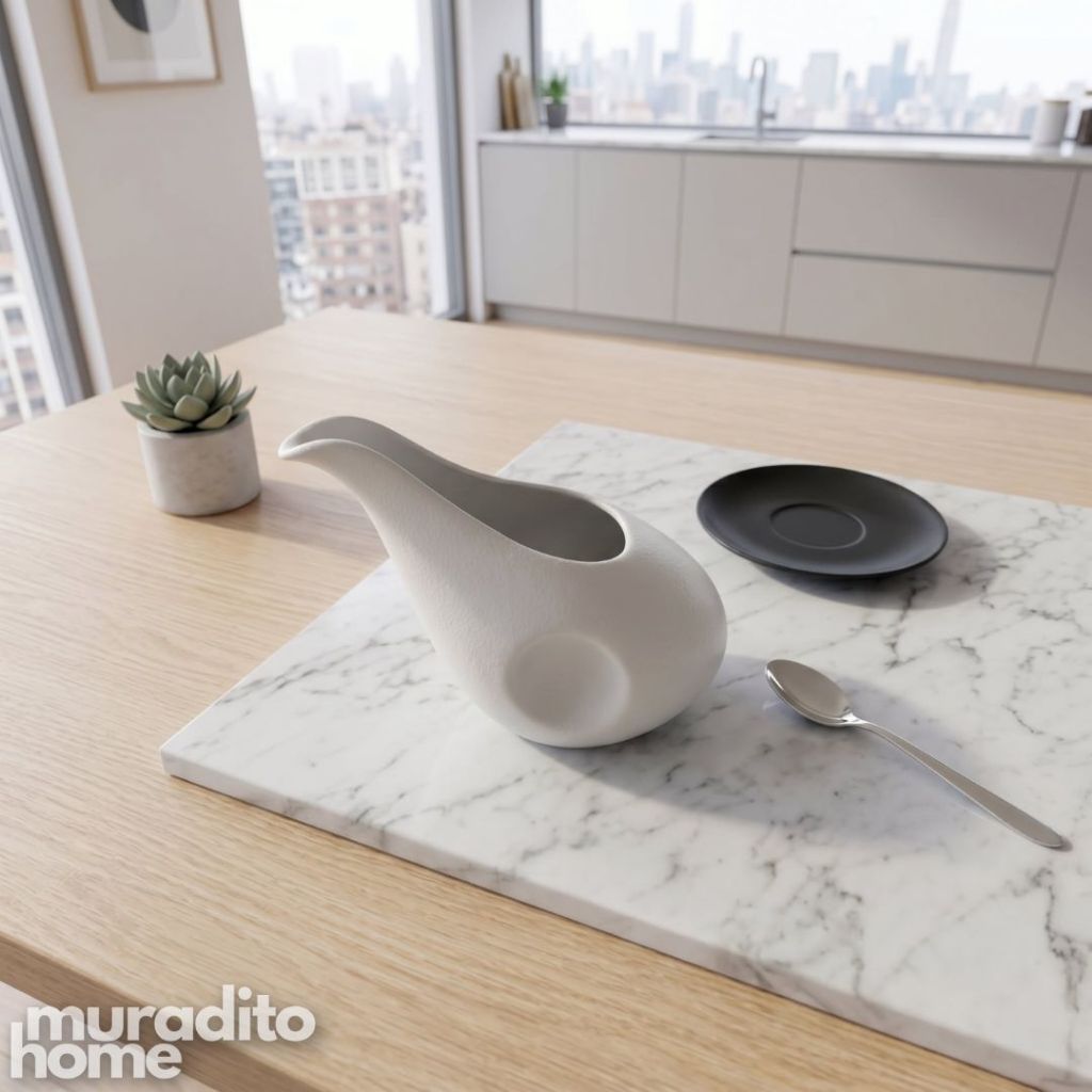 Muraditohome Modern Ceramic Milk Jug 100 ml