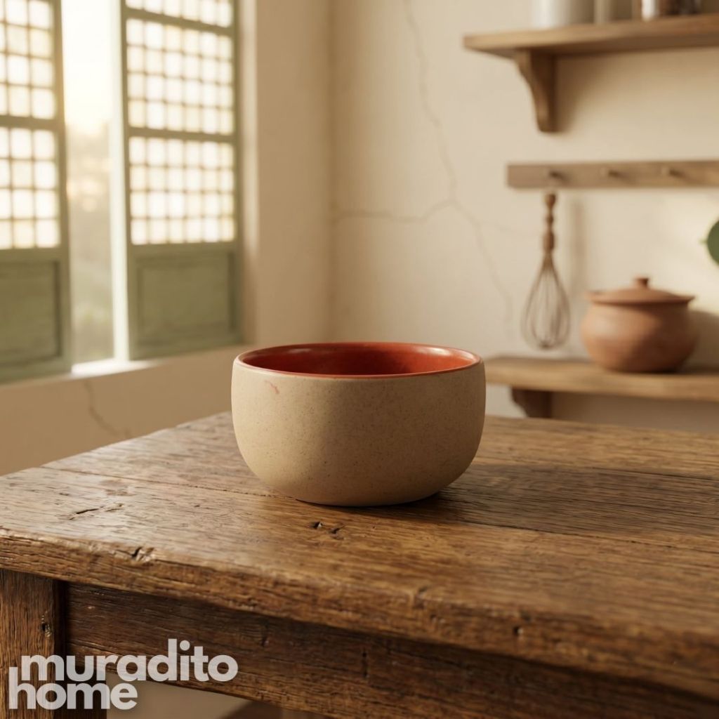 Muraditohome Aesthetic Mini Stoneware Bowl 3.5x2 inches