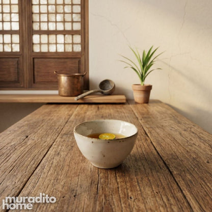 Muraditohome Rustic Stoneware Dip Sauce 3.75x2 inches