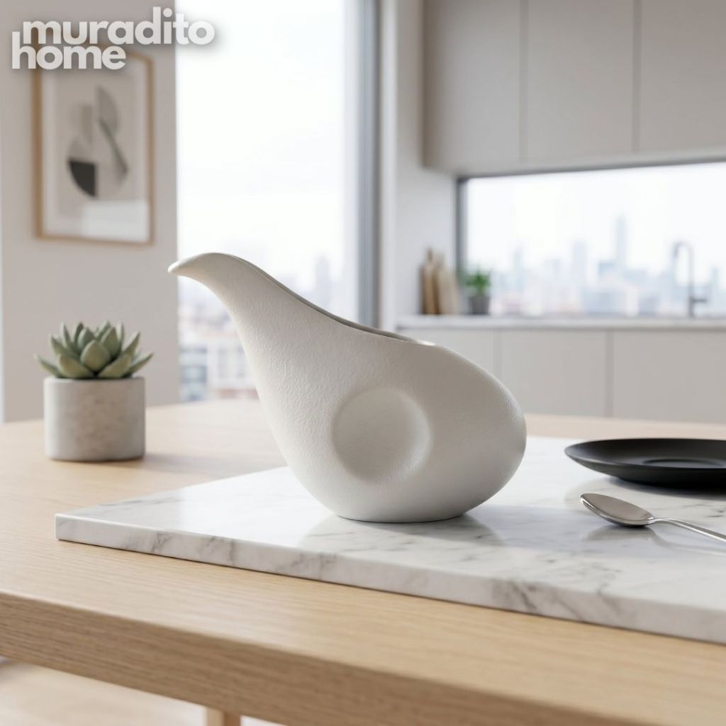 Muraditohome Modern Ceramic Milk Jug 100 ml