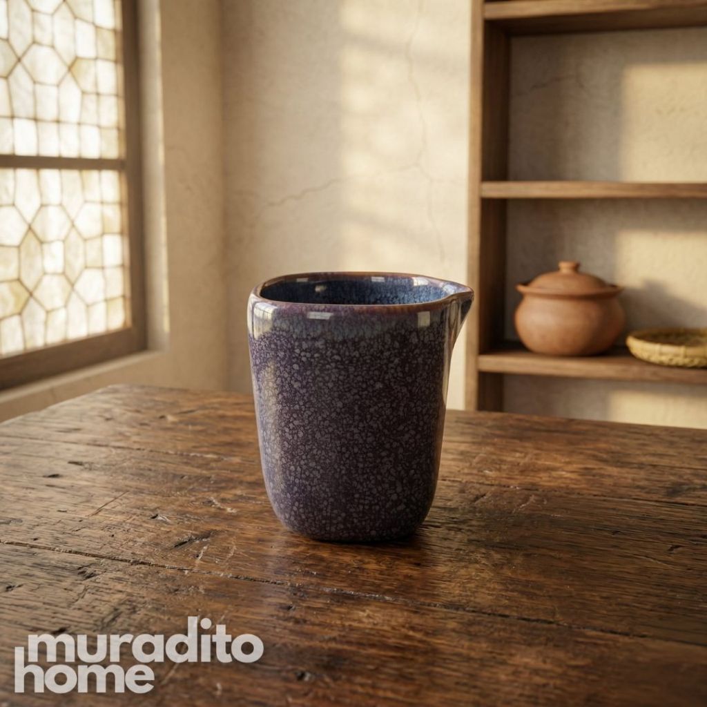 Muraditohome Farnaz Stoneware Cup with Spout 230 ml
