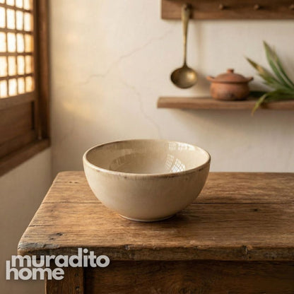 Muraditohome Terra Rustic Ceramic Bowl 3.75x1.75 in