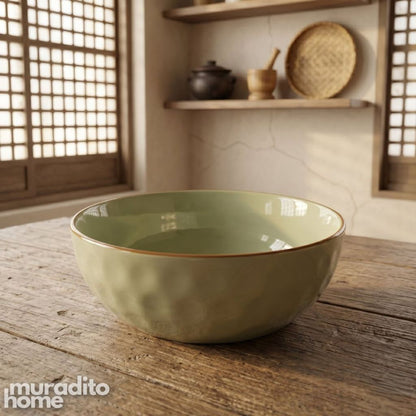 Muraditohome Premium Sage Green Stoneware Dinnerware Collection