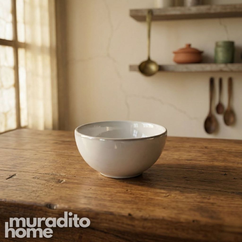 Muraditohome Terra Rustic Ceramic Bowl 3.75x1.75 in