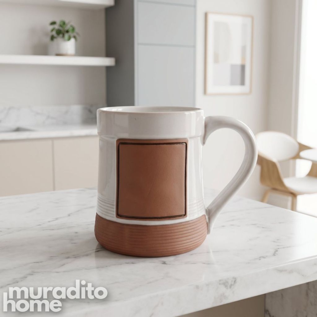 Muraditohome Rustic Jumbo Ceramic Mug 650 ml