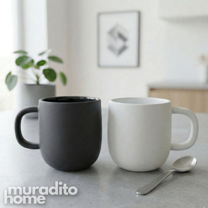 Muraditohome Matt and Dekara Stoneware Mug 390 ml
