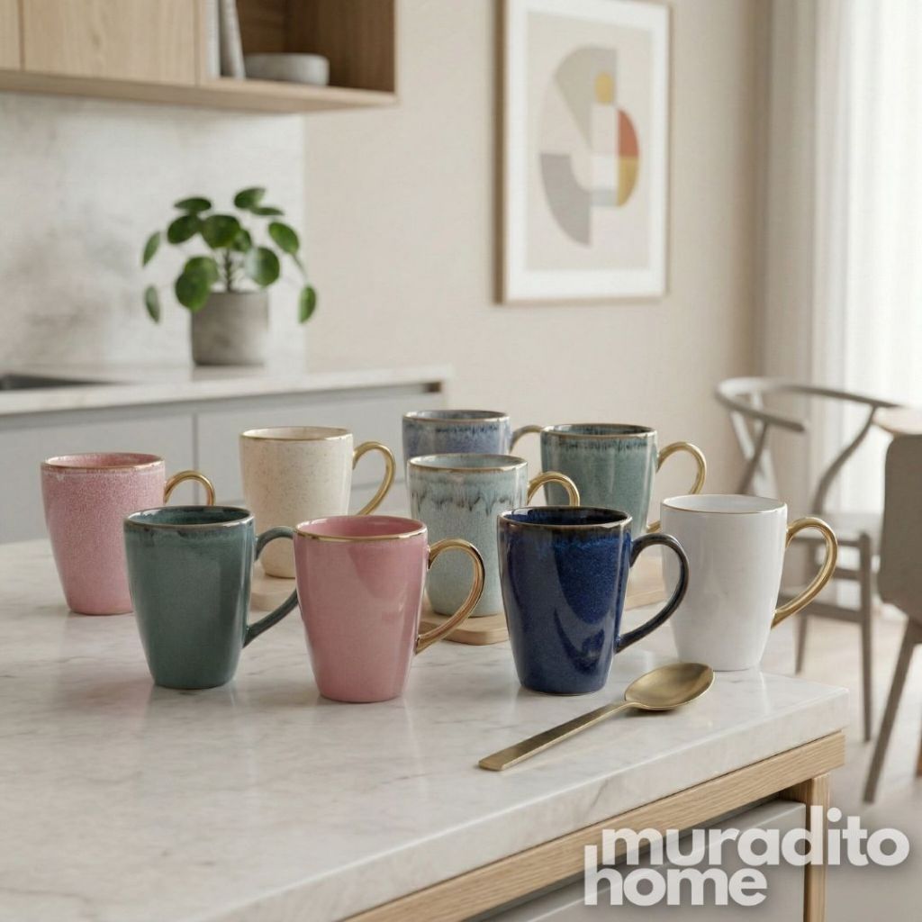 Muraditohome Azadeh Stoneware Mug 300 ml