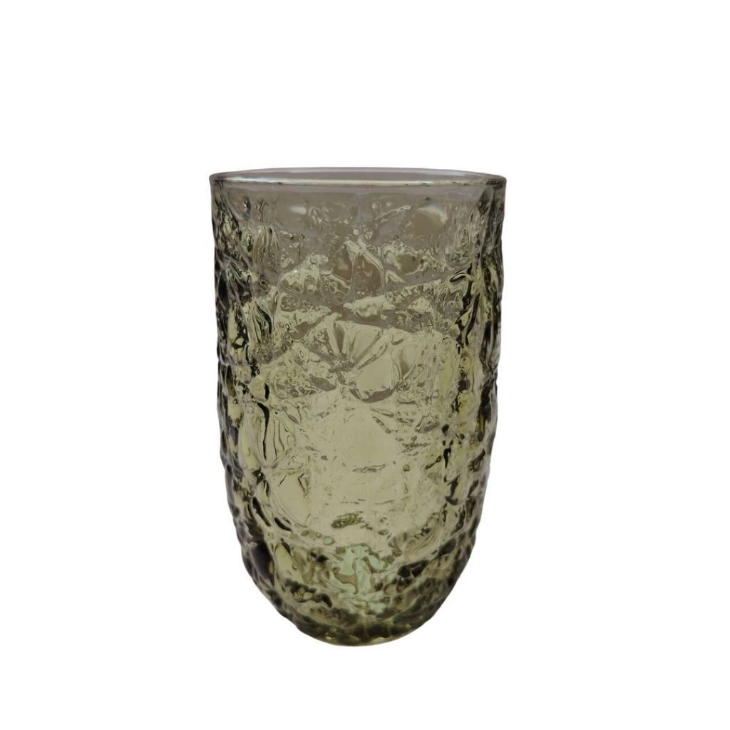Muraditohome Azula Moss Glassware Collection | Premium Vintage Hammered Green Glass