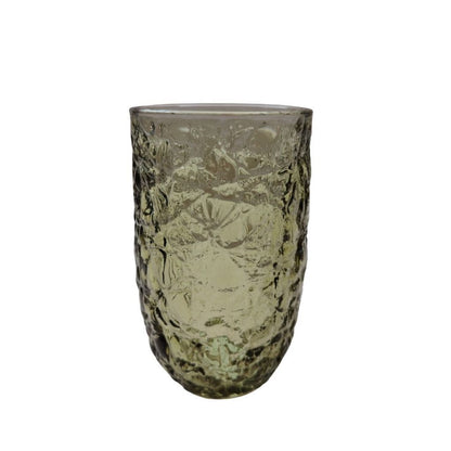 Muraditohome Azula Moss Glassware Collection | Premium Vintage Hammered Green Glass