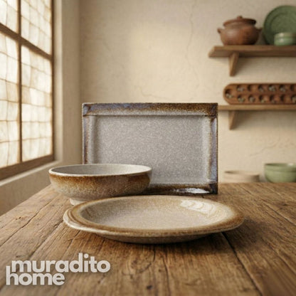 Muraditohome Osha Serving Plate Collection