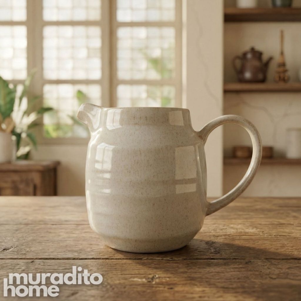 Muraditohome Forog Stoneware Pitcher 700 ml