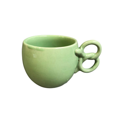 Muraditohome Tied Handle Ceramic Mug 270 ml
