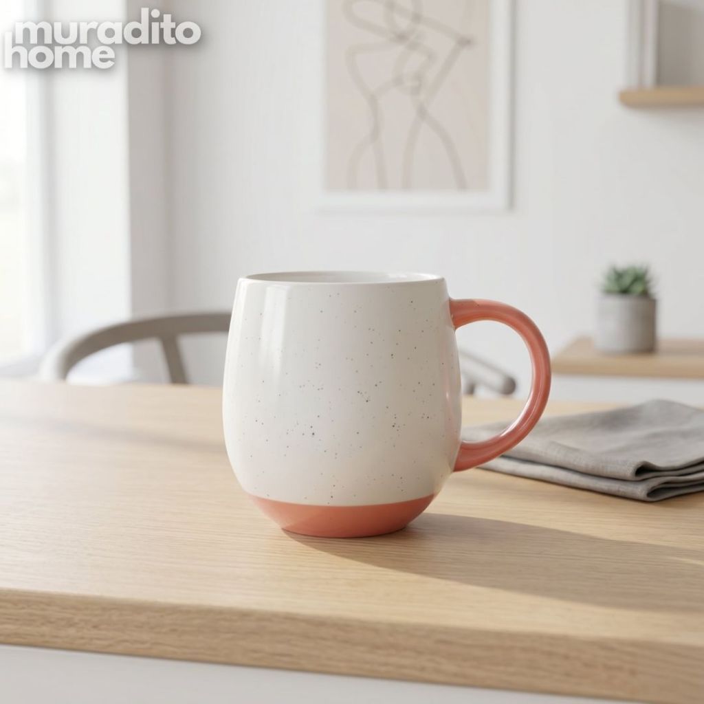 Muraditohome Premium Ancolie Ceramic Mug 500 ml