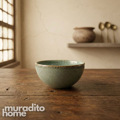 Muraditohome Terra Rustic Ceramic Bowl 3.75x1.75 in
