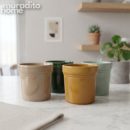 Muraditohome Eglantine Ceramic Cup 5.5x5 inches
