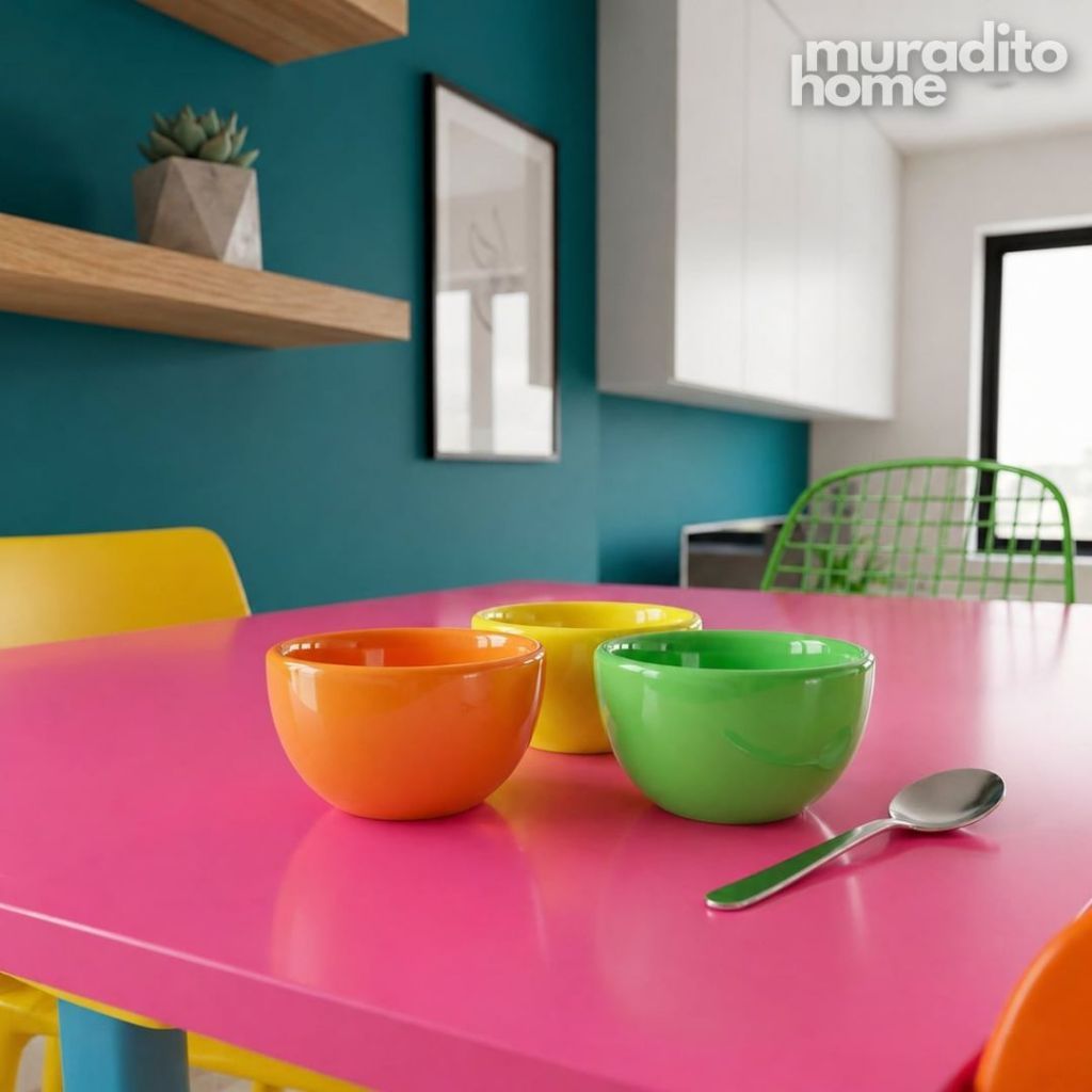 Muraditohome Colorful Ceramic Sauce Dish | Mini Dip Bowl for Condiments, Soy Sauce 2.5x1.5 inches