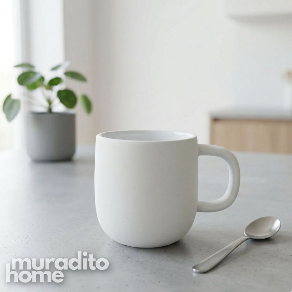 Muraditohome Matt and Dekara Stoneware Mug 390 ml