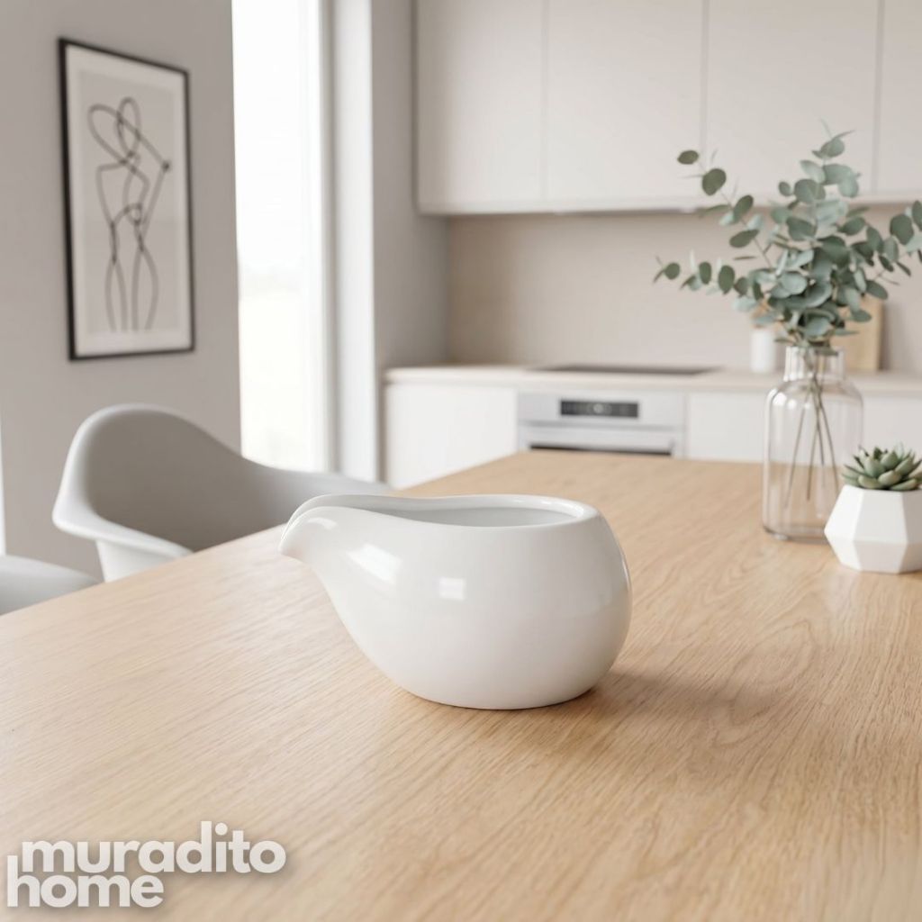 Muraditohome Aesthetic Ceramic Milk Jug 90 ml