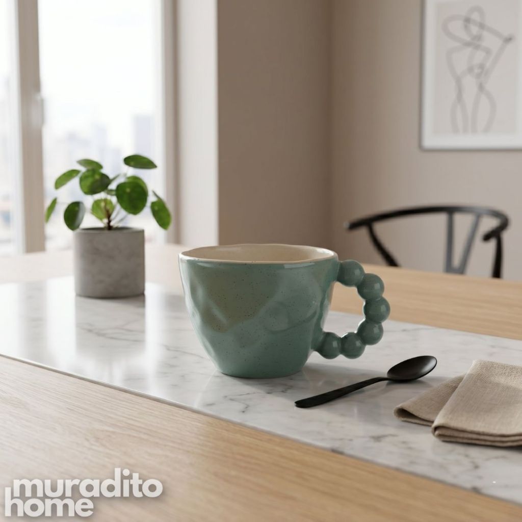 Muraditohome Isoline Ceramic Mug 240 ml